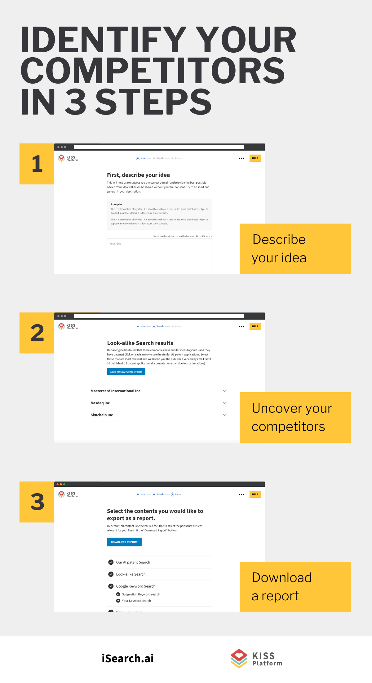 Identify your competition in 3 steps!